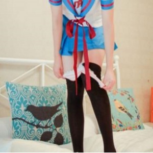 魔法少女小柠檬火爆合集，21套4.6G视频，美少女灵动眼神，大长腿细腰甜美