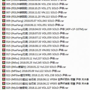 19.79G尹菲Solo骚气视频图集17部
